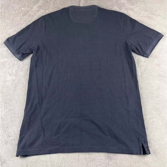 Garnet mens blue short sleeve 3 button shirt size Medium - Picture 7 of 8